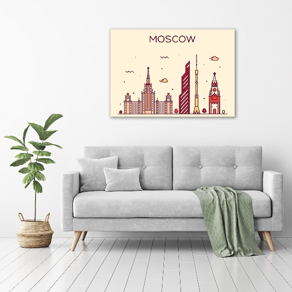 Imagine de sticlă clădiri din Moscova