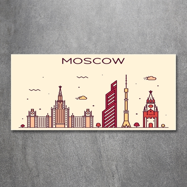 Imagine de sticlă clădiri din Moscova