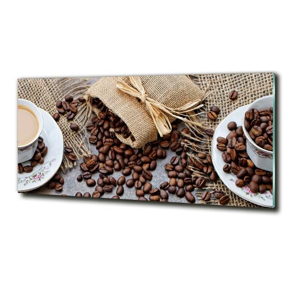 Tablou sticlă Cafea cu lapte