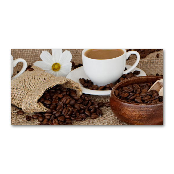 Tablou din Sticlă Cafea cu lapte