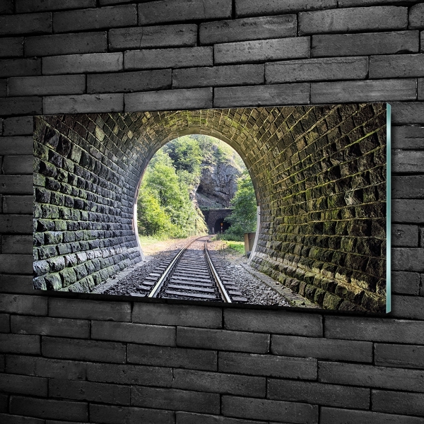 Tablou sticlă tunel feroviar