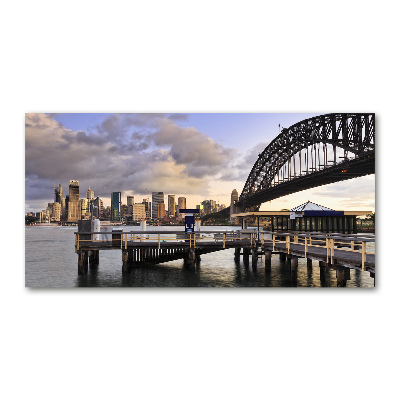 Tablou Printat Pe Sticlă Podul din Sydney