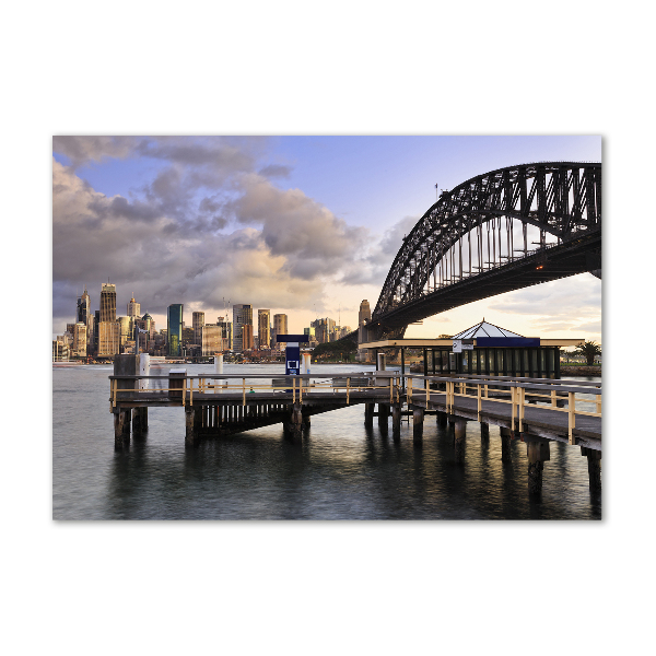 Tablou Printat Pe Sticlă Podul din Sydney