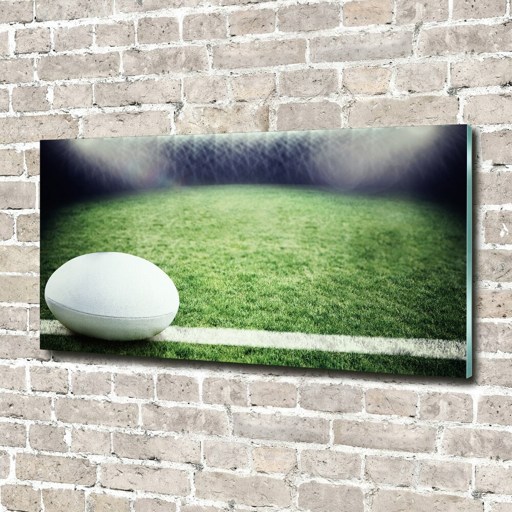 Imagine de sticlă Minge de rugby
