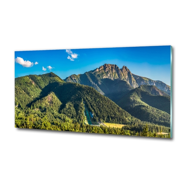 Fotografie imprimată pe sticlă panorama Tatra