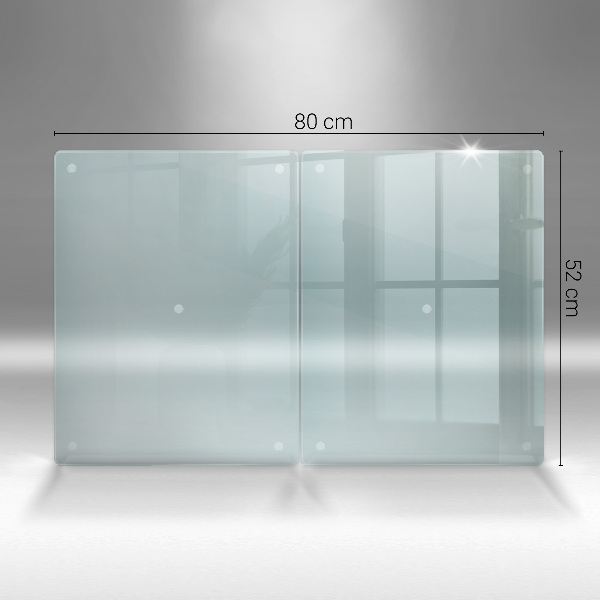 Placa din sticla protectie perete bucatarie transparent