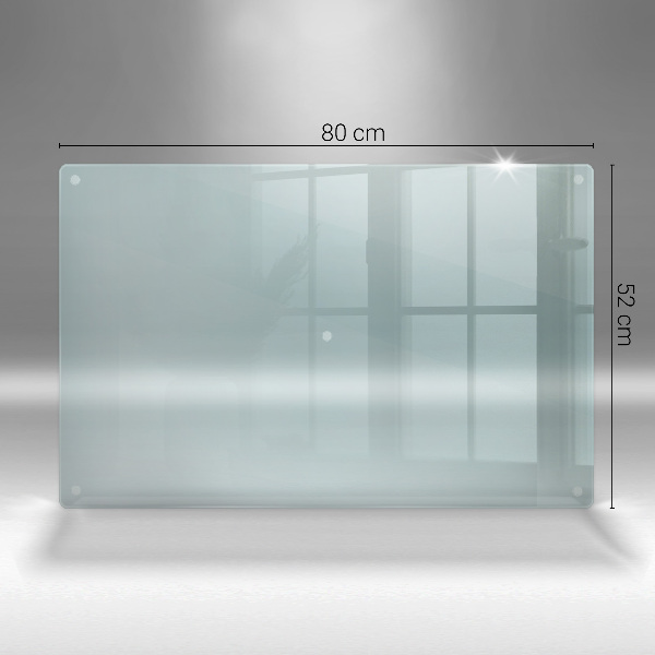 Placă sticla protectie aragaz transparent