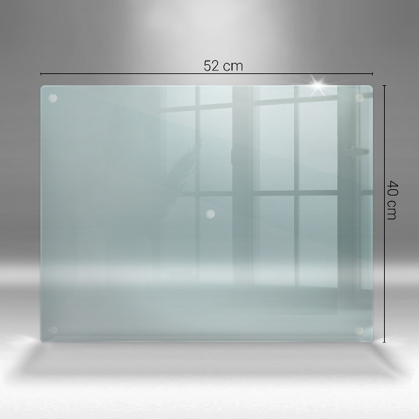 Placă sticla protectie aragaz transparent