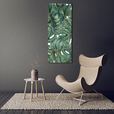 Tablou din Sticlă Monstera