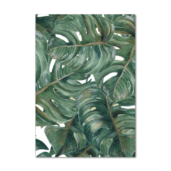 Tablou din Sticlă Monstera