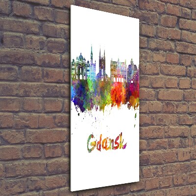 Tablou pe pe sticlă culoare Gdańsk