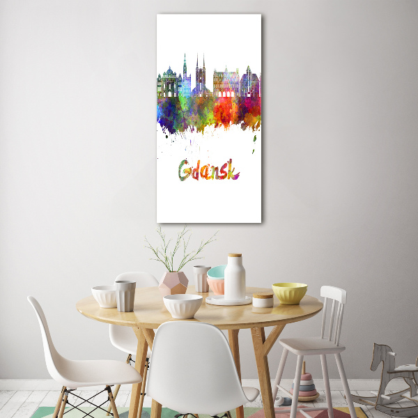 Tablou pe pe sticlă culoare Gdańsk