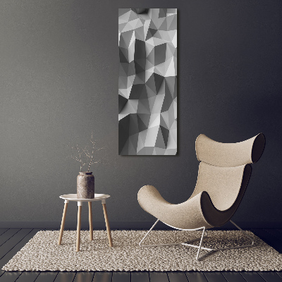 Fotografie imprimată pe sticlă triunghiuri abstractizare