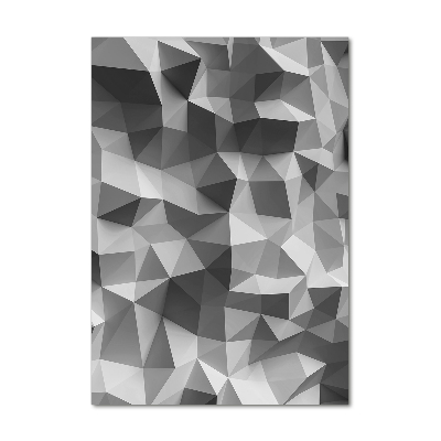 Fotografie imprimată pe sticlă triunghiuri abstractizare