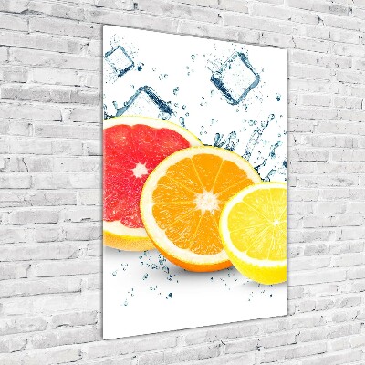 Tablou sticlă citrice