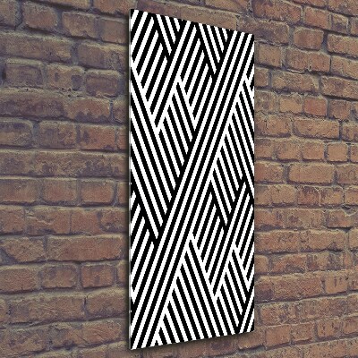 Tablou pe pe sticlă fundal geometrică