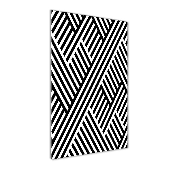 Tablou pe pe sticlă fundal geometrică