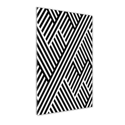 Tablou pe pe sticlă fundal geometrică