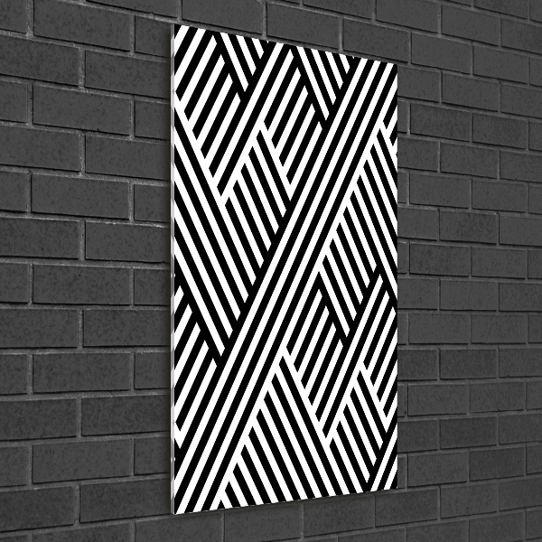 Tablou pe pe sticlă fundal geometrică