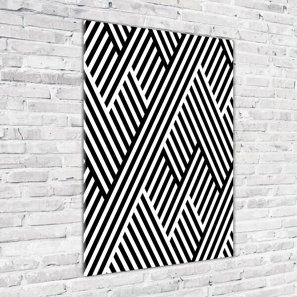 Tablou pe pe sticlă fundal geometrică