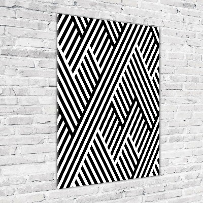 Tablou pe pe sticlă fundal geometrică