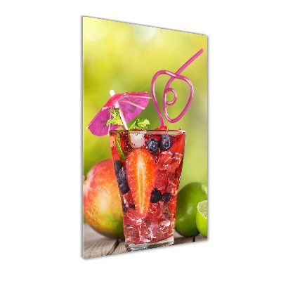 Tablou Printat Pe Sticlă cocktail de fructe