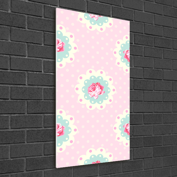 Fotografie imprimată pe sticlă Trandafiri