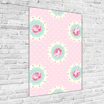 Fotografie imprimată pe sticlă Trandafiri