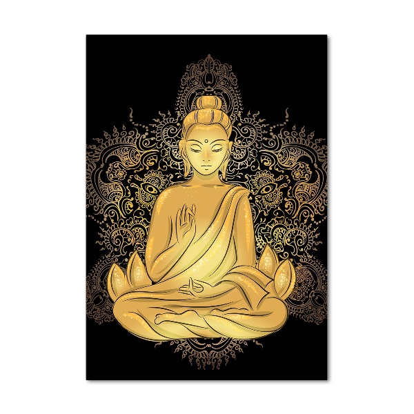 Tablou pe pe sticlă Buddha Mandala