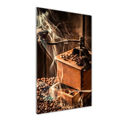 Fotografie imprimată pe sticlă Boabe de cafea