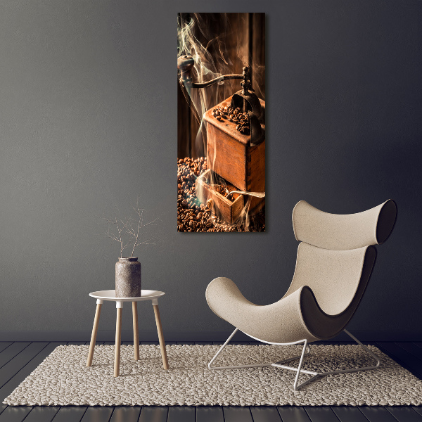 Fotografie imprimată pe sticlă Boabe de cafea