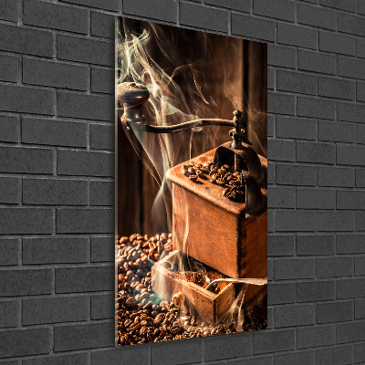 Fotografie imprimată pe sticlă Boabe de cafea