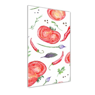 Tablou Printat Pe Sticlă legume