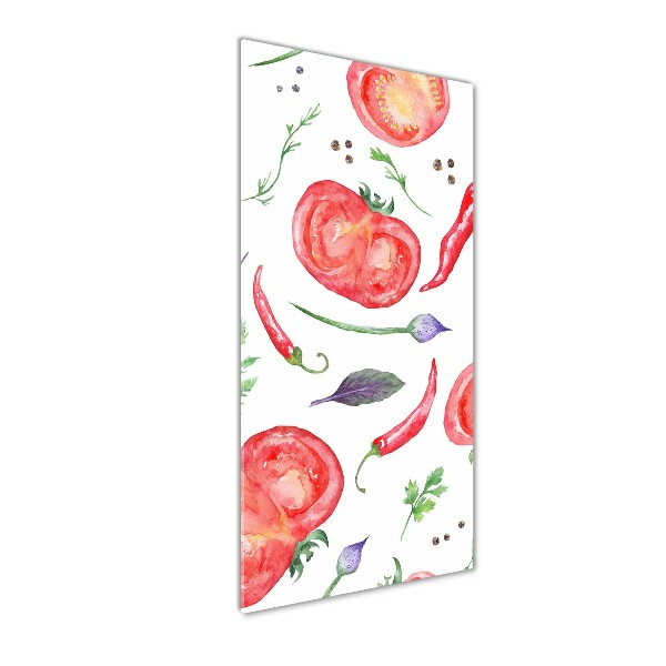 Tablou Printat Pe Sticlă legume