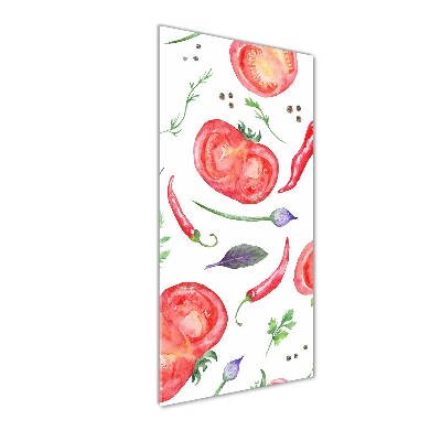 Tablou Printat Pe Sticlă legume
