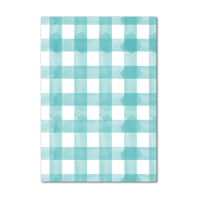 Tablou Printat Pe Sticlă grila albastru