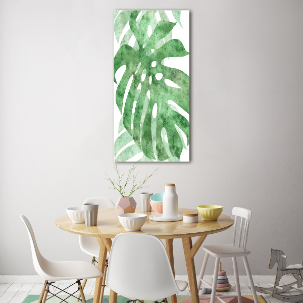 Tablou din Sticlă Monstera