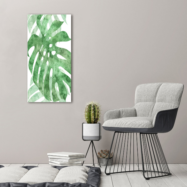 Tablou din Sticlă Monstera