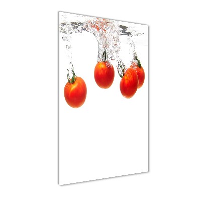 Tablou din Sticlă Tomatele sub apă