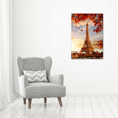 Tablou pe pe sticlă Turnul Eiffel din Paris