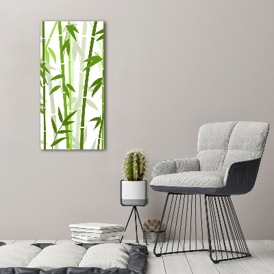Tablou Printat Pe Sticlă Bambus