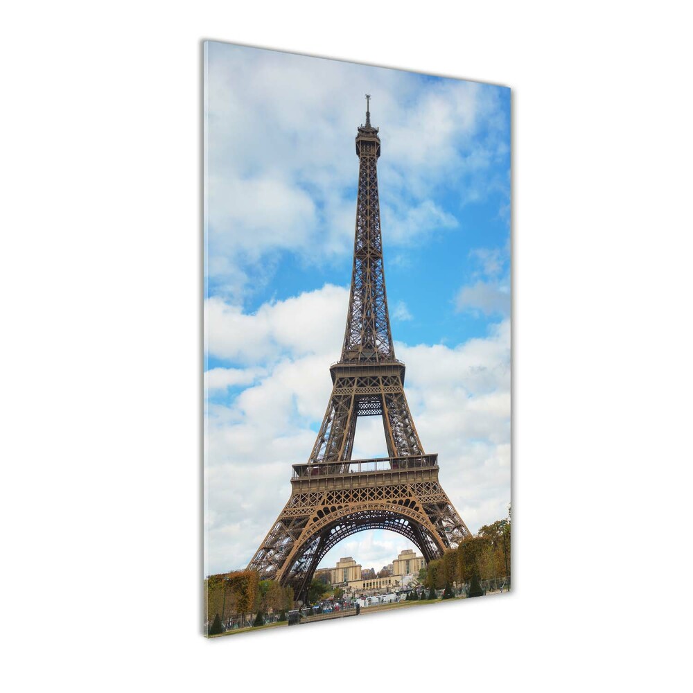 Fotografie imprimată pe sticlă Turnul Eiffel din Paris