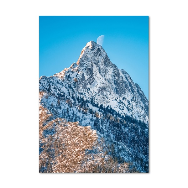 Fotografie imprimată pe sticlă Tatra Munții Giewont