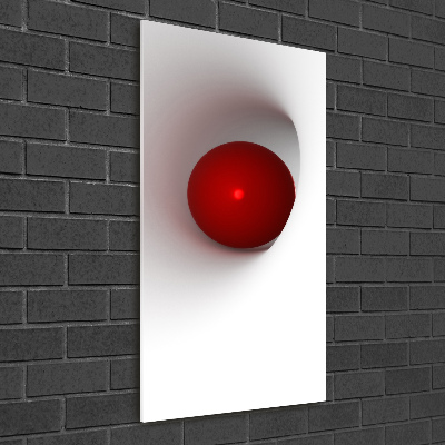 Fotografie imprimată pe sticlă Abstracție mingii