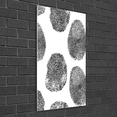 Tablou Printat Pe Sticlă Amprente
