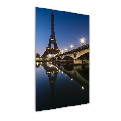 Tablou Printat Pe Sticlă Turnul Eiffel din Paris