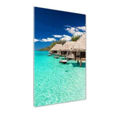 Fotografie imprimată pe sticlă Insula tropicala
