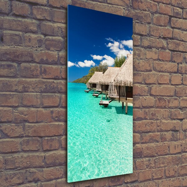 Fotografie imprimată pe sticlă Insula tropicala