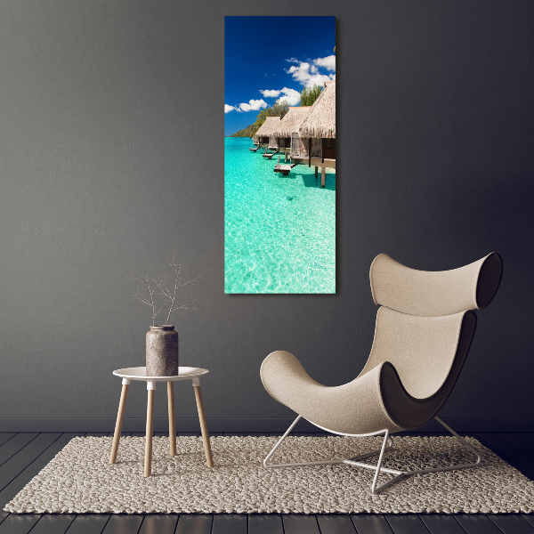 Fotografie imprimată pe sticlă Insula tropicala