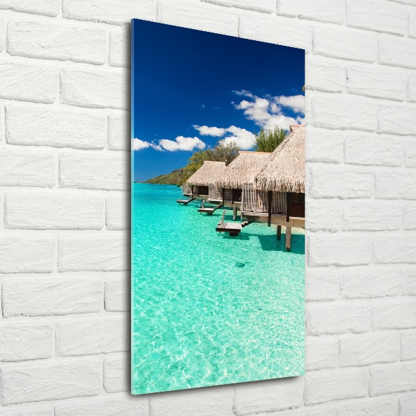 Fotografie imprimată pe sticlă Insula tropicala